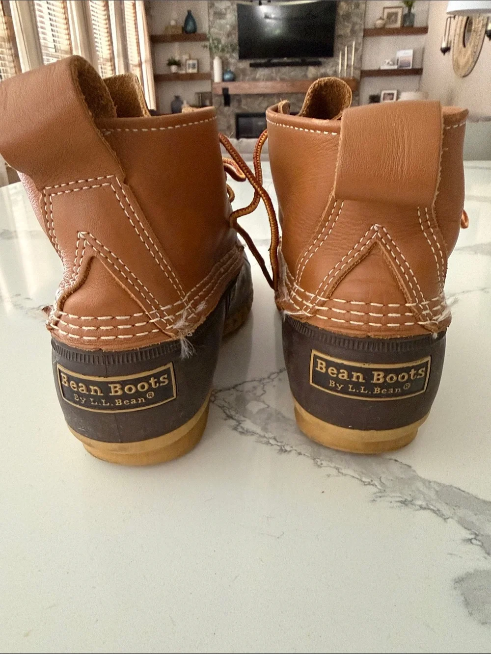 LL Bean duck boots unlined size EM - see description